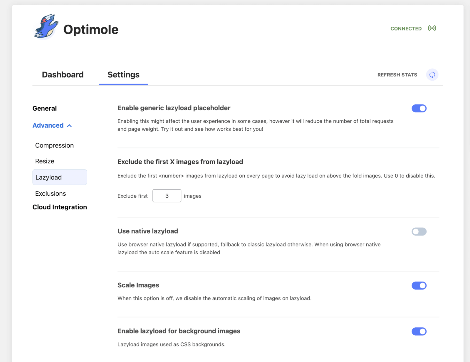 Optimole : plugin WordPress de lazy loading basé sur une CDN